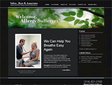 Tablet Screenshot of allergyasthmahealthcare.com